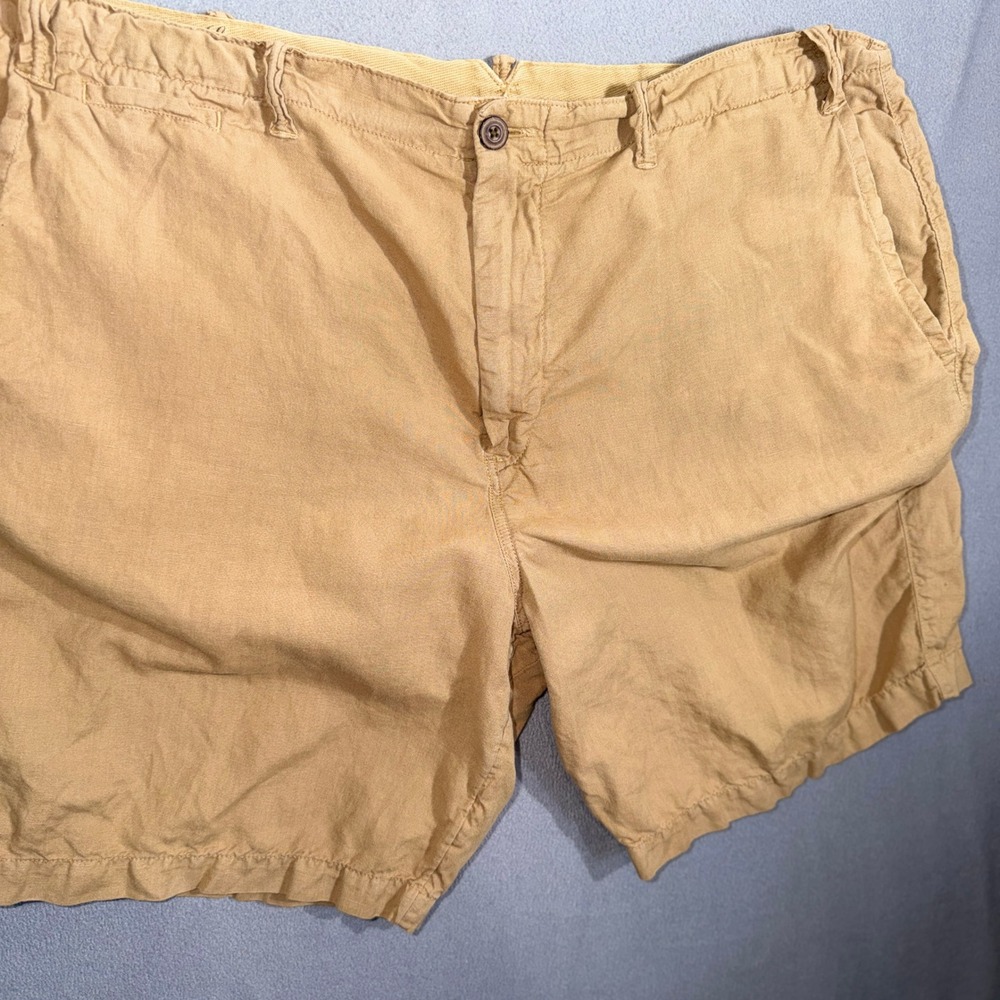 Polo Ralph Lauren 40 Tan Nautical Canvas‎ Classic Fit Chino Shorts Prep Rugged